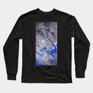 Fluid Rain Abstract Painting Long Sleeve T-Shirt